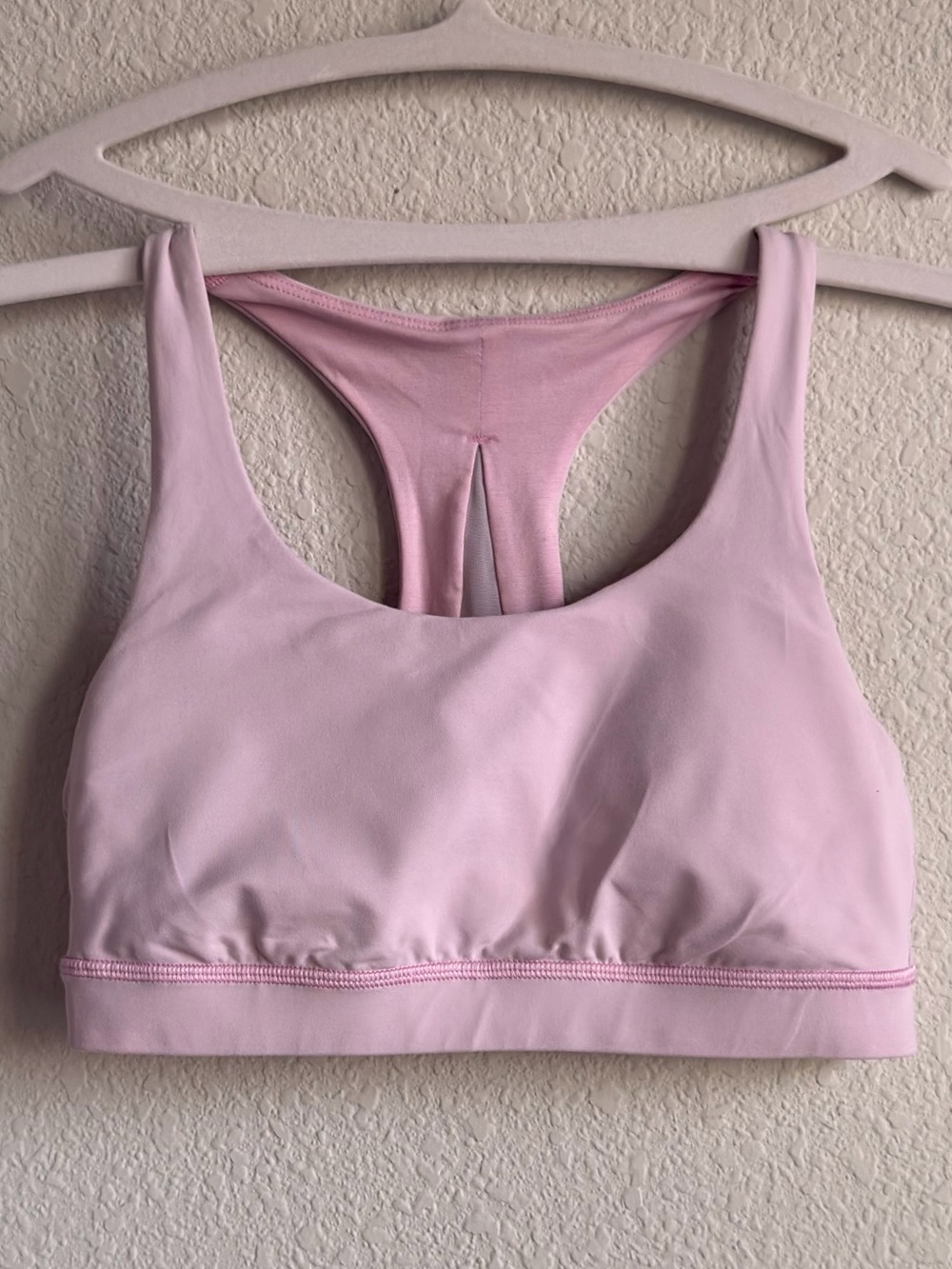 Lululemon Pink Racerback Sports Bra Size 6
